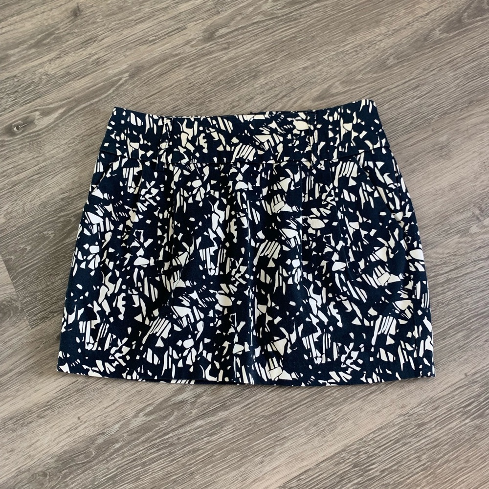 Spunky Print Mini Skirt